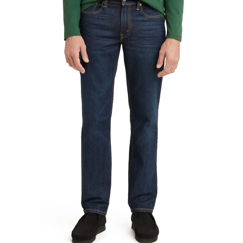 Levi Men's 514 Western Regular Fit Straight Leg Jeans- Blue