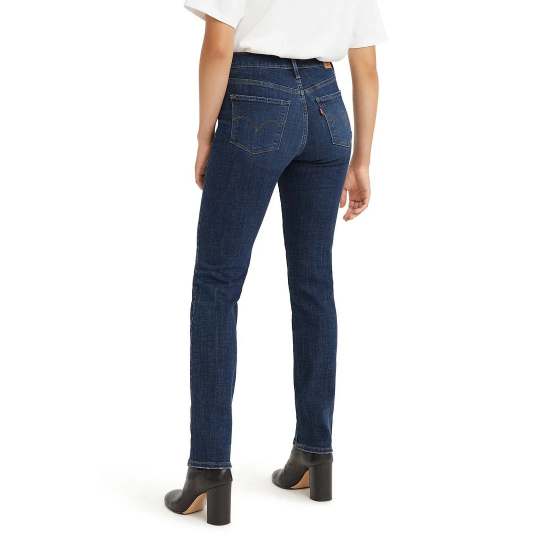 Levi Women's 314 Shaping Straight Jeans - Lapis Loft (Dark Wash) - Image 2