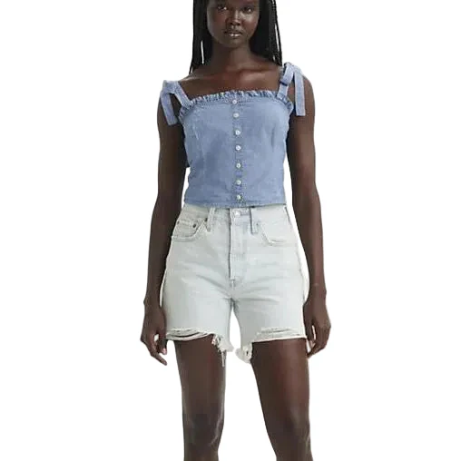 Levi Women's 501 Mid Thigh Shorts - Fade Off