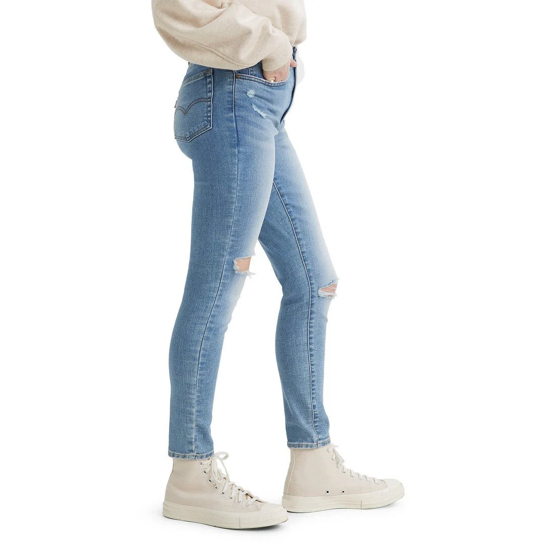 Levi Women's 721 High Rise Skinny Jeans - High Beams - Image 2