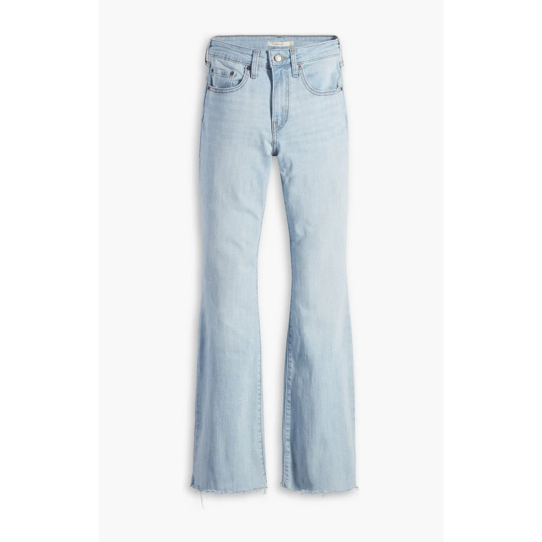 Levi Women's 726 High Rise Flare Jeans - Prime Location (Light Wash) - Image 4