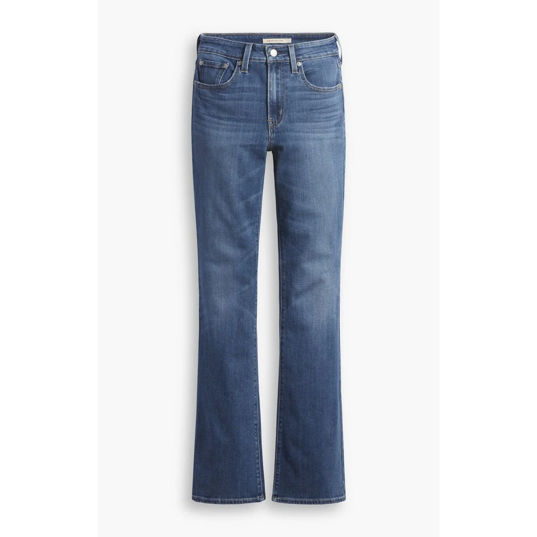 Levi Women's 726 High Rise Flare Jeans - Take A Walk (Medium Wash) - Image 4