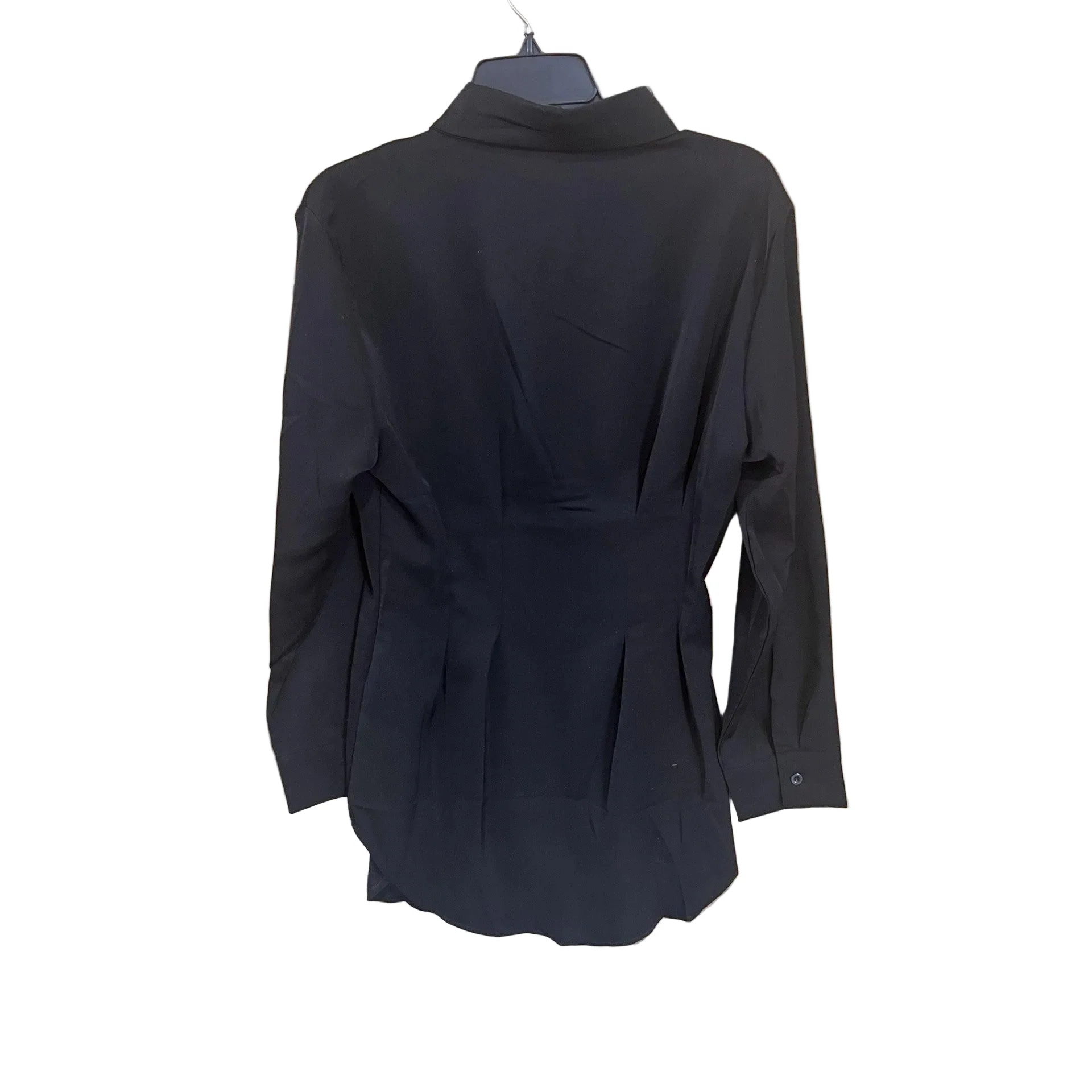 Lucky & Blessed Women's Button Down Long Sleeve Collared Corset Dress - Black - Image 2
