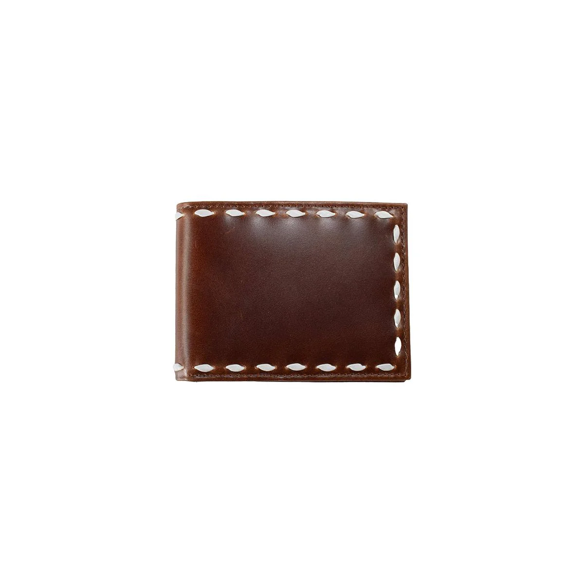 M&F Men's 3D Bifold Style Wallet with Buck Lace- Brown