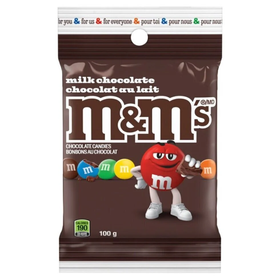M&Ms Milk Chocolate 100g