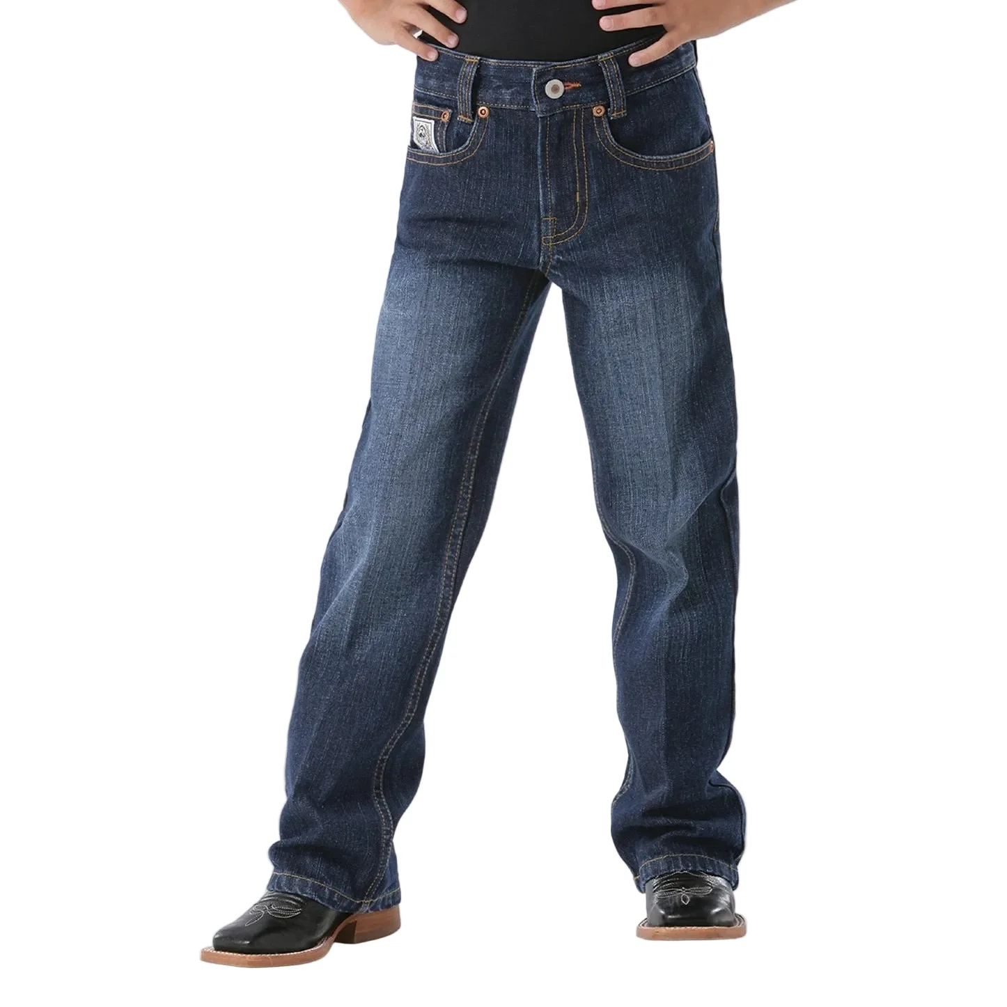 Cinch Little Boys White Label Slim Fit Jeans - Dark Stonewash