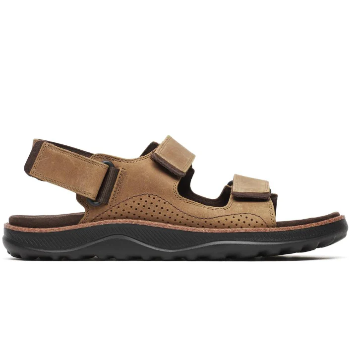 Merrell Men's Cove Leather Backstrap Sandal- Coffee - Image 2