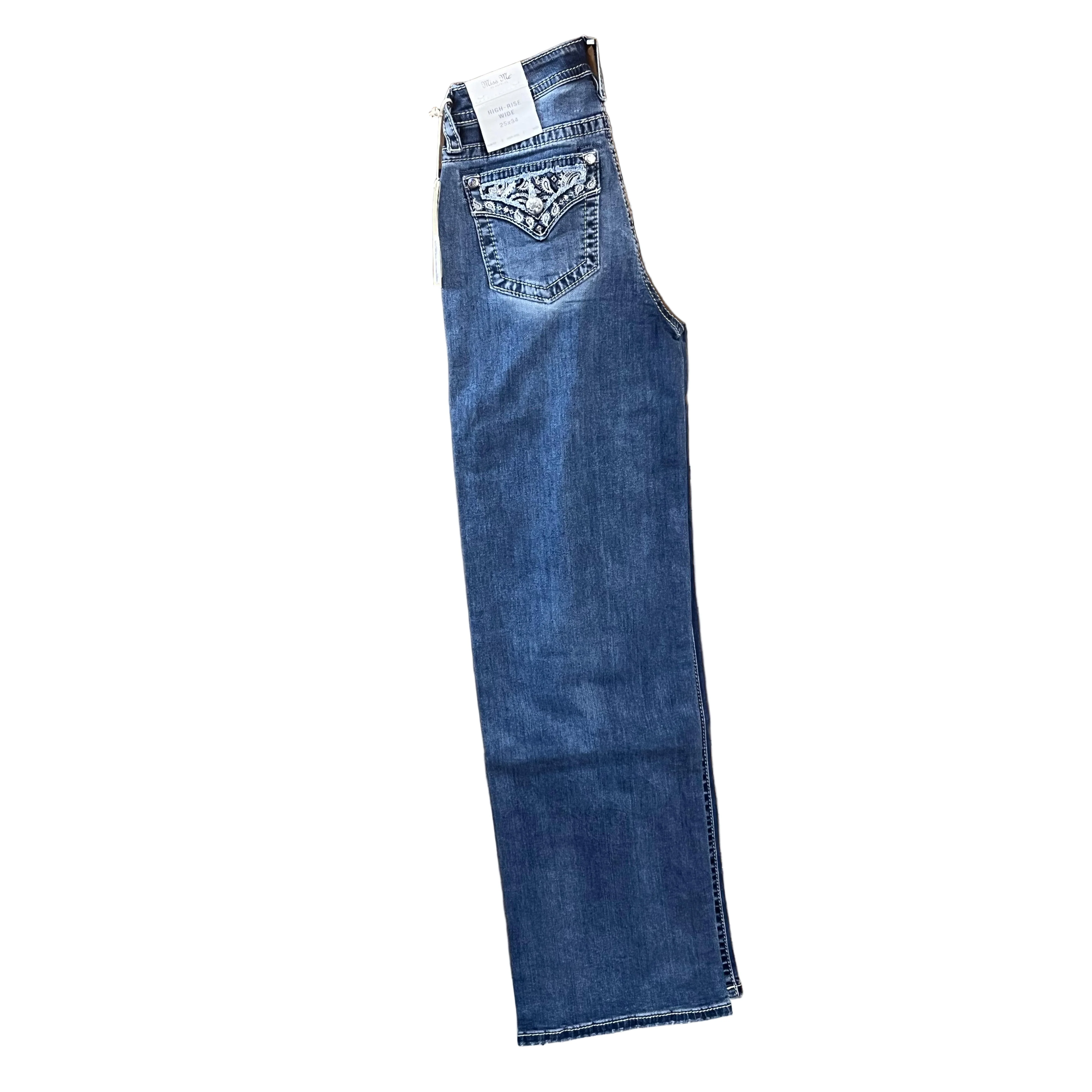 Miss Me Women's Gone Rogue Wide Leg Jeans - Medium Wash - Image 2