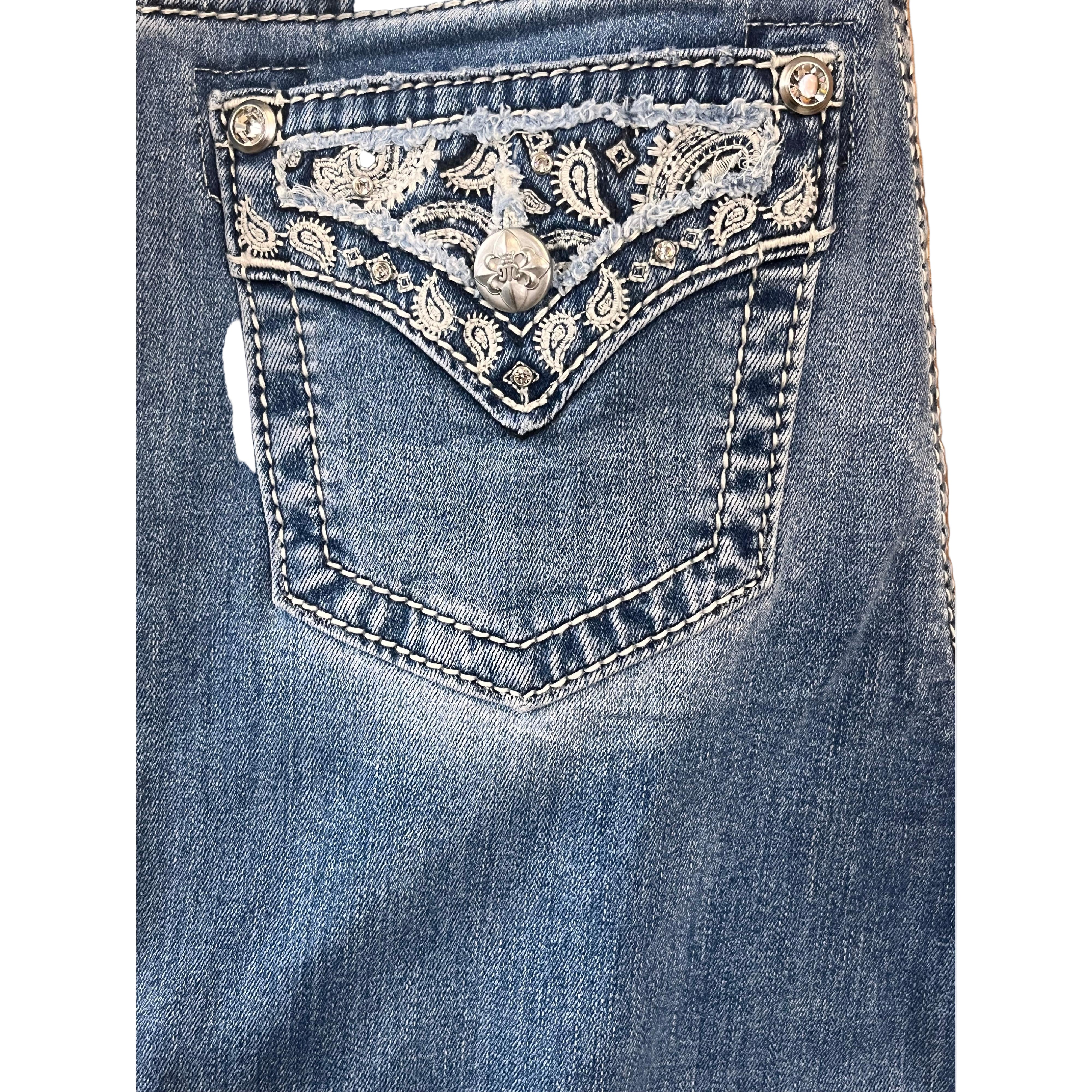 Miss Me Women's Gone Rogue Wide Leg Jeans - Medium Wash - Image 3