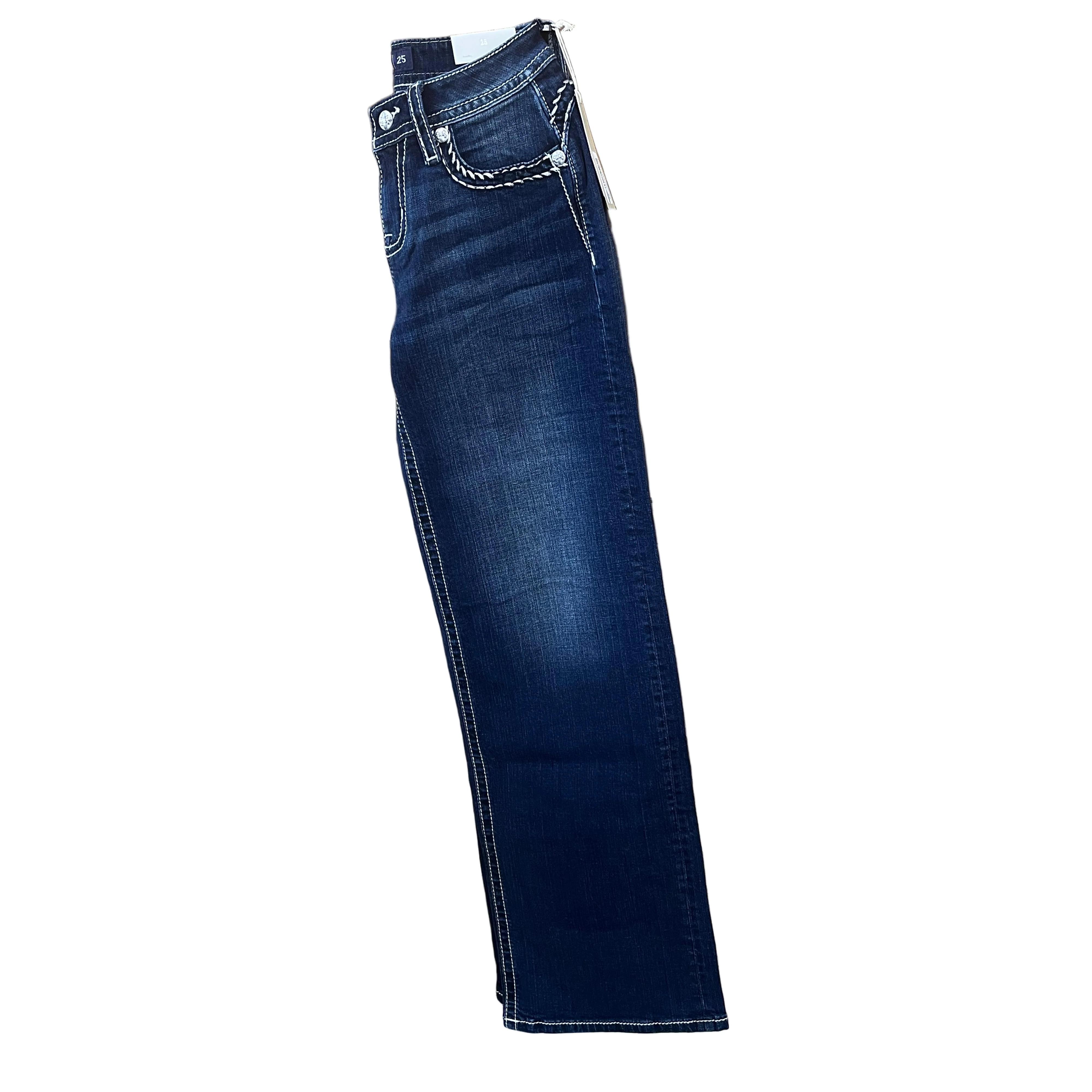 Miss Me Women's Mid Rise Wide - Image 2