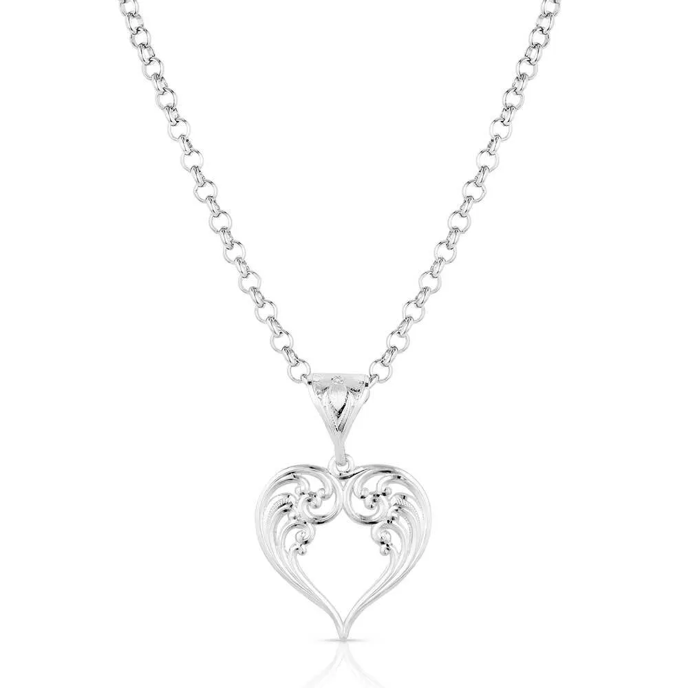 Montana Silver Out West Heart Necklace