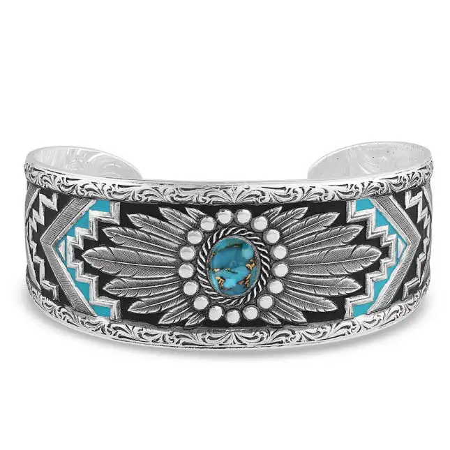 Montana Silversmith Blue Spring Turquoise Bracelet