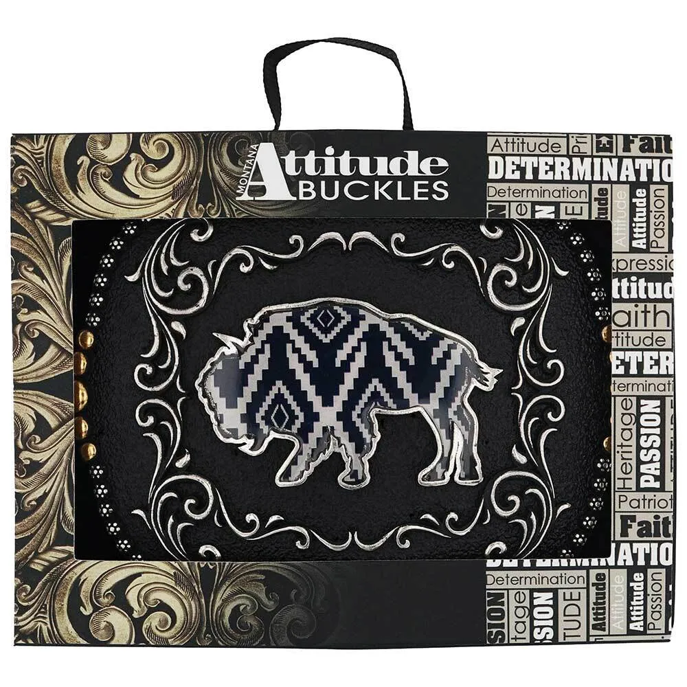 Montana Silversmith Midnight Buffalo Attitude Buckle - Image 4