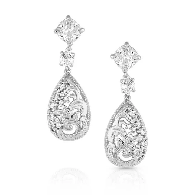 Montana Silversmith Moonlight Garden Crystal Earrings