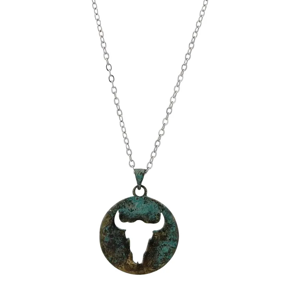 Montana Silversmith Vintage Nickel Attitude Necklace