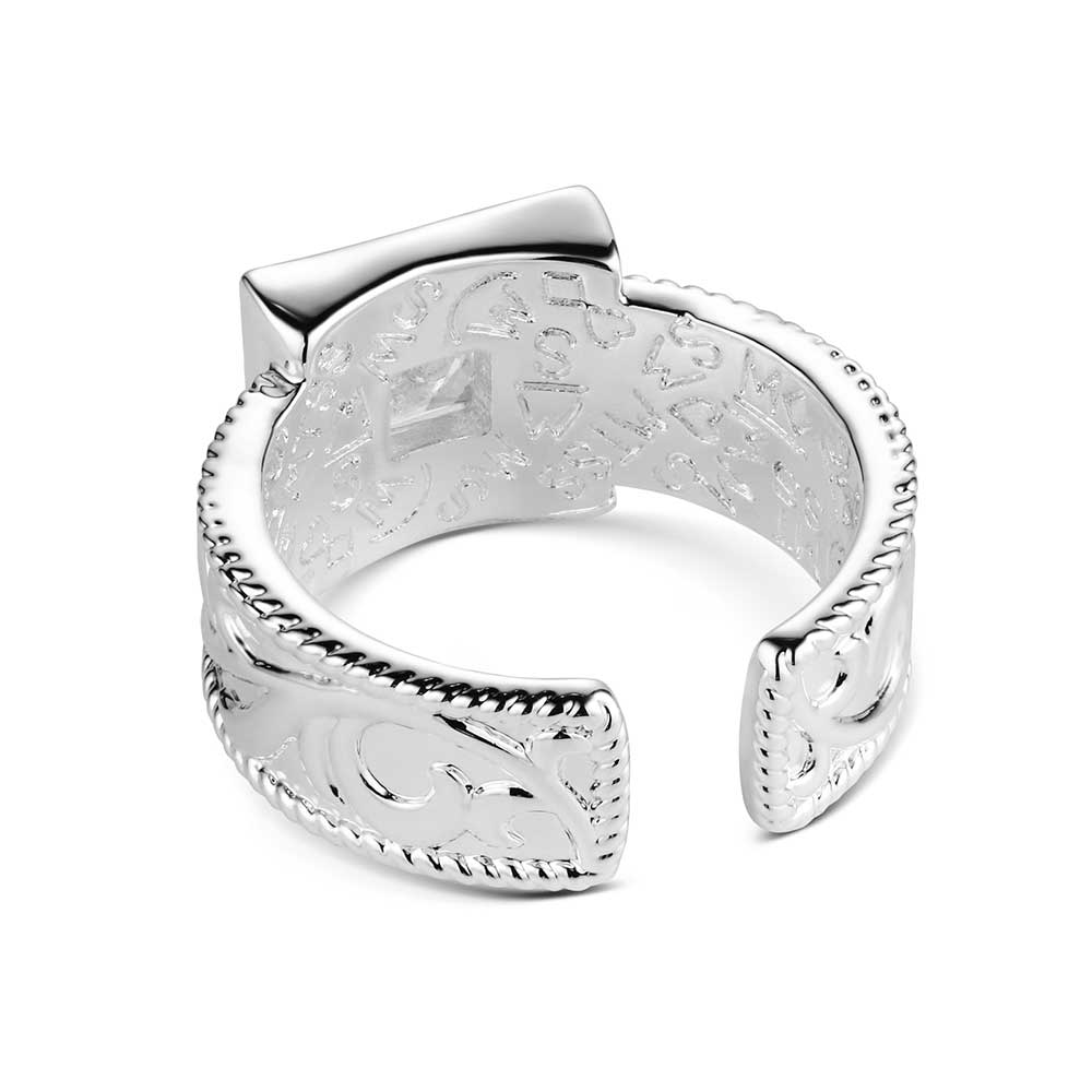 Montana Silversmith Women's Desert Whirl Engraved Ring - Image 2