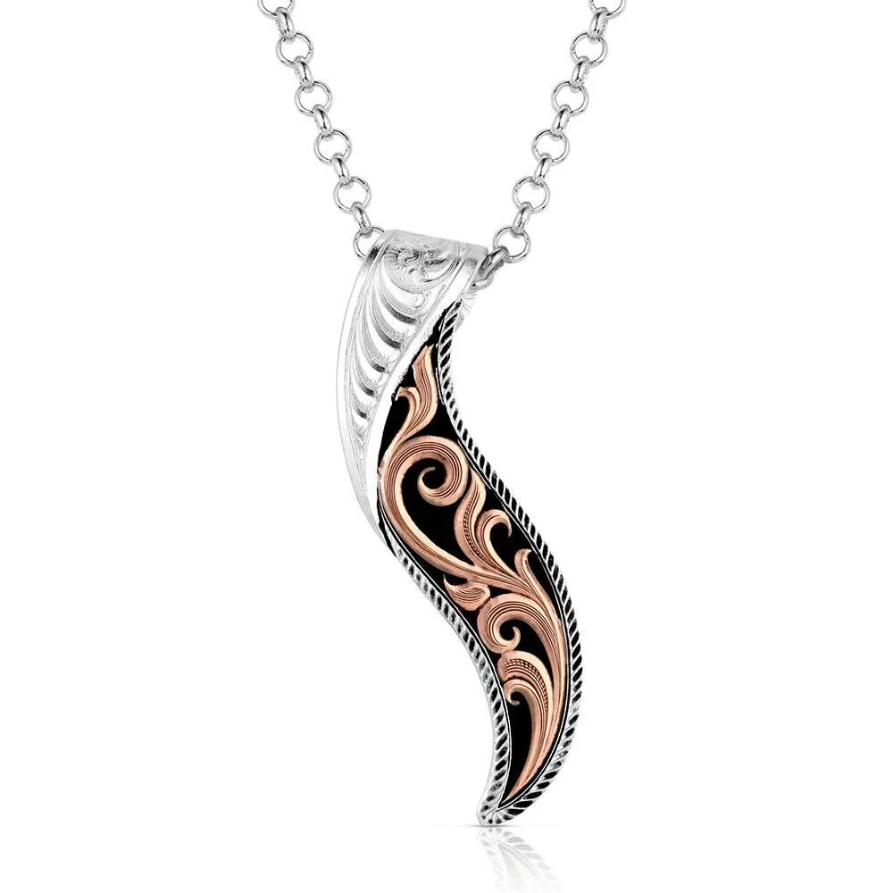 Montana Silversmiths Carry Me West Twisted Necklace