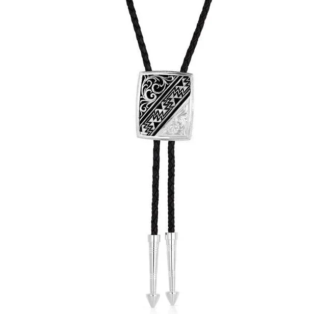 Montana Silversmiths Southwest Silver Four Winds Bolo Tie
