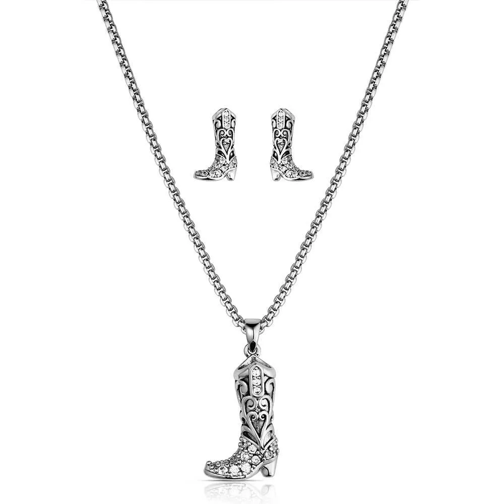Montana Silversmiths Kicking Up Dust Jewelry Set
