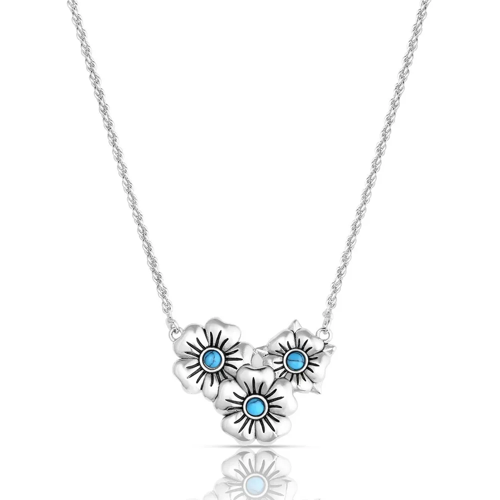 Montana Silversmiths Montana Spring Floral Necklace