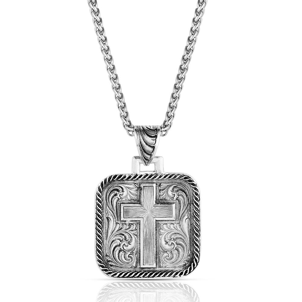 Montana Silversmiths Women's Ironwood Cross Necklace