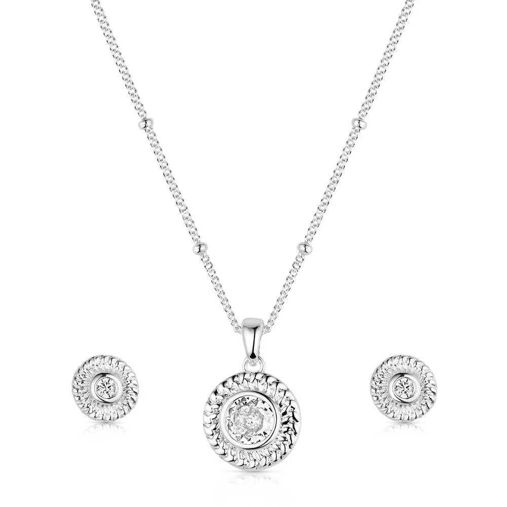 Montana Silversmiths Women's Mountain Rain Jewelry Set