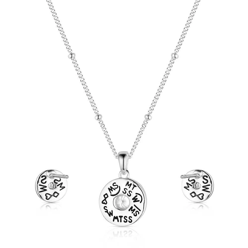 Montana Silversmiths Women's Mountain Rain Jewelry Set - Image 2