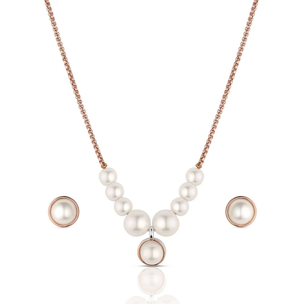 Montana Silversmiths Women's Pearl of the Plains Jewelry Set