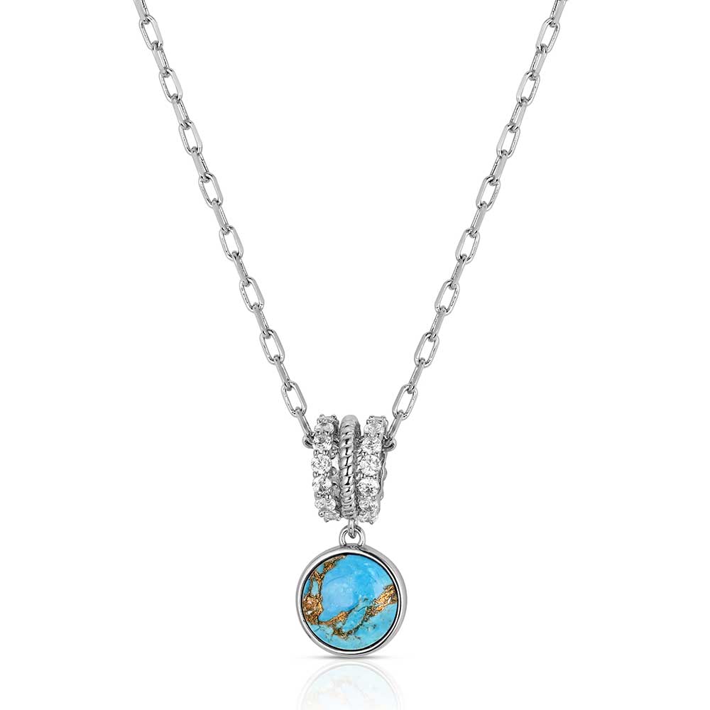 Montana Silversmiths Women's Trailing Turquoise Necklace