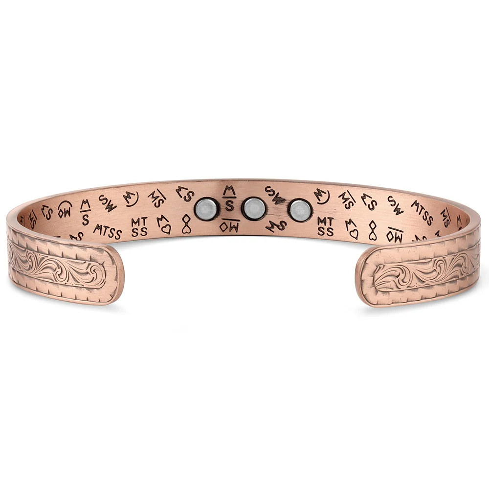 Montana Silversmiths Western Scroll Cuff Bracelet - Image 2