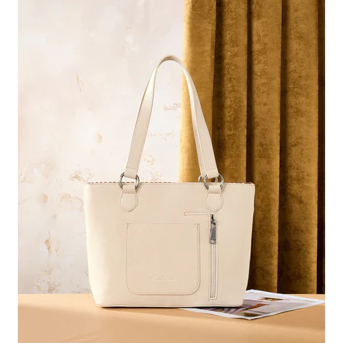 Montana West Floral Tote Bag - Tan - Image 2