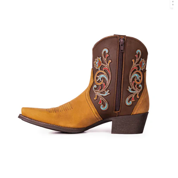 Montana West Women's Western Embroidered Cowgirl Boot - Multi - Image 2