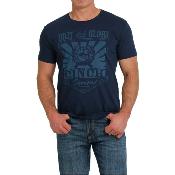 Cinch Mens SS Tee Navy *FINAL SALE*