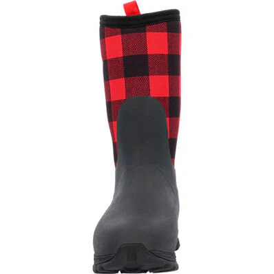 Muck Kid's Rugged 2 Boots - Red/Black Plaid - Image 4
