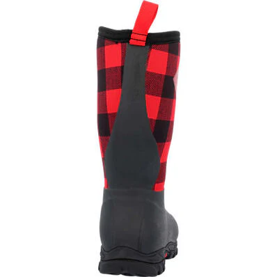 Muck Kid's Rugged 2 Boots - Red/Black Plaid - Image 5