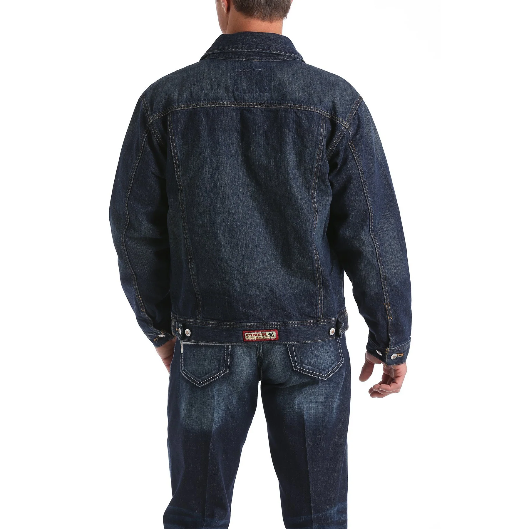 Cinch Men's Denim Jacket - Dark Stonewash - Image 2