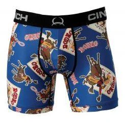 Cinch Mens 6" Rodeo Boxer Brief Royal