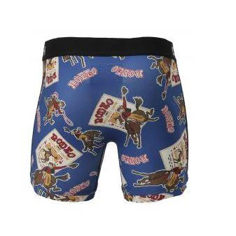 Cinch Mens 6" Rodeo Boxer Brief Royal - Image 2