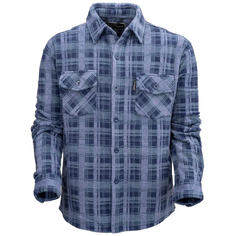 Outback Men's Chad Fleece Plaid Big Shirt-