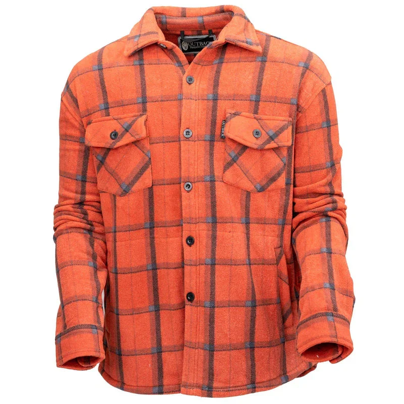 Outback Men's Chad Fleece Plaid Big Shirt- - Image 10