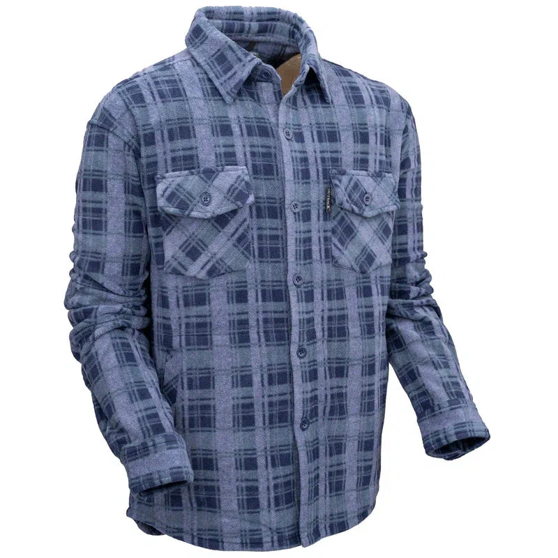 Outback Men's Chad Fleece Plaid Big Shirt- - Image 3