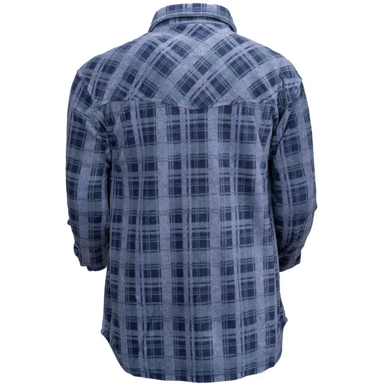 Outback Men's Chad Fleece Plaid Big Shirt- - Image 4