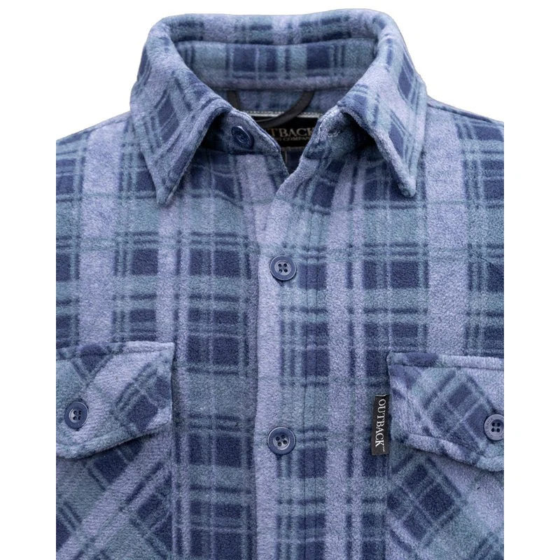Outback Men's Chad Fleece Plaid Big Shirt- - Image 5