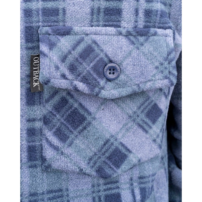 Outback Men's Chad Fleece Plaid Big Shirt- - Image 7