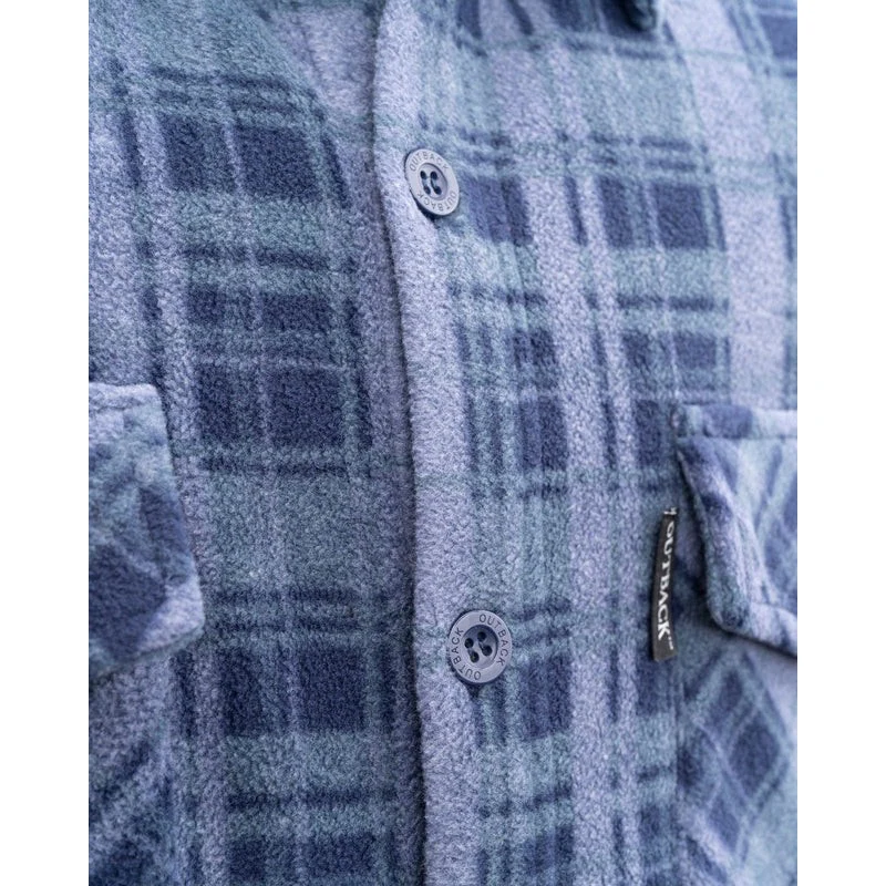 Outback Men's Chad Fleece Plaid Big Shirt- - Image 8