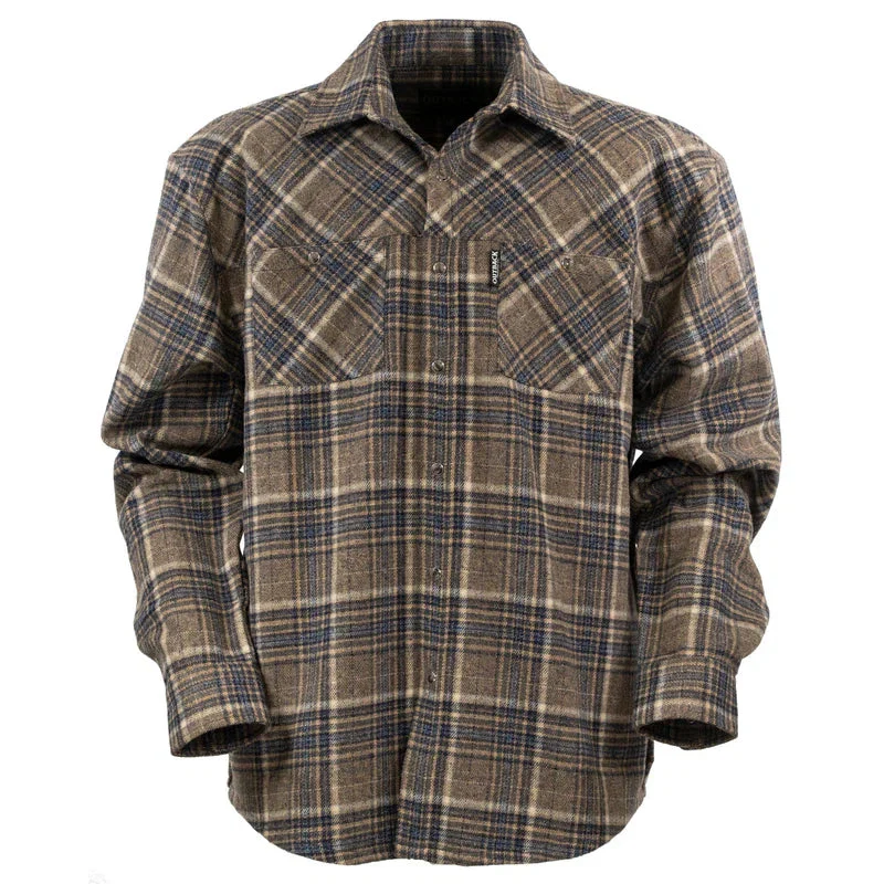 Outback Men's Greyson Long Sleeve Shirt - Brown