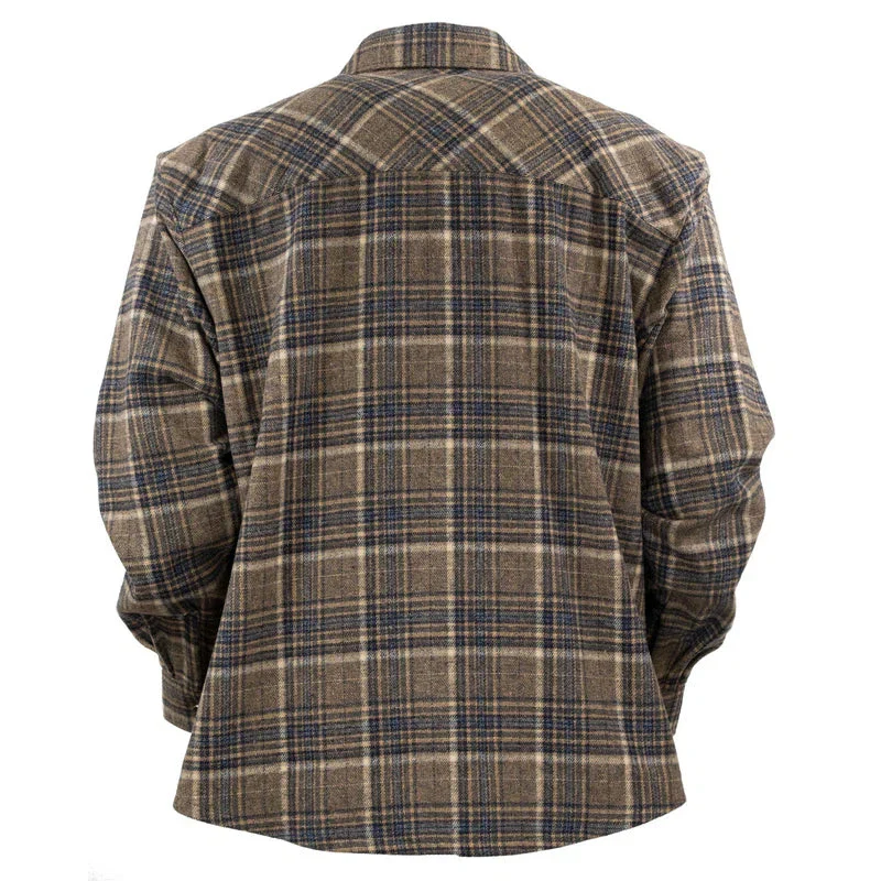 Outback Men's Greyson Long Sleeve Shirt - Brown - Image 4