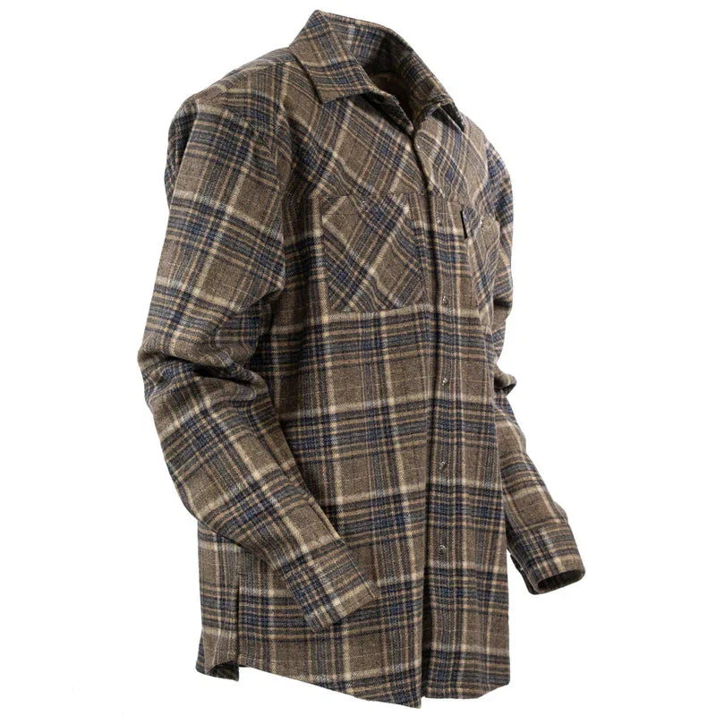 Outback Men's Greyson Long Sleeve Shirt - Brown - Image 5