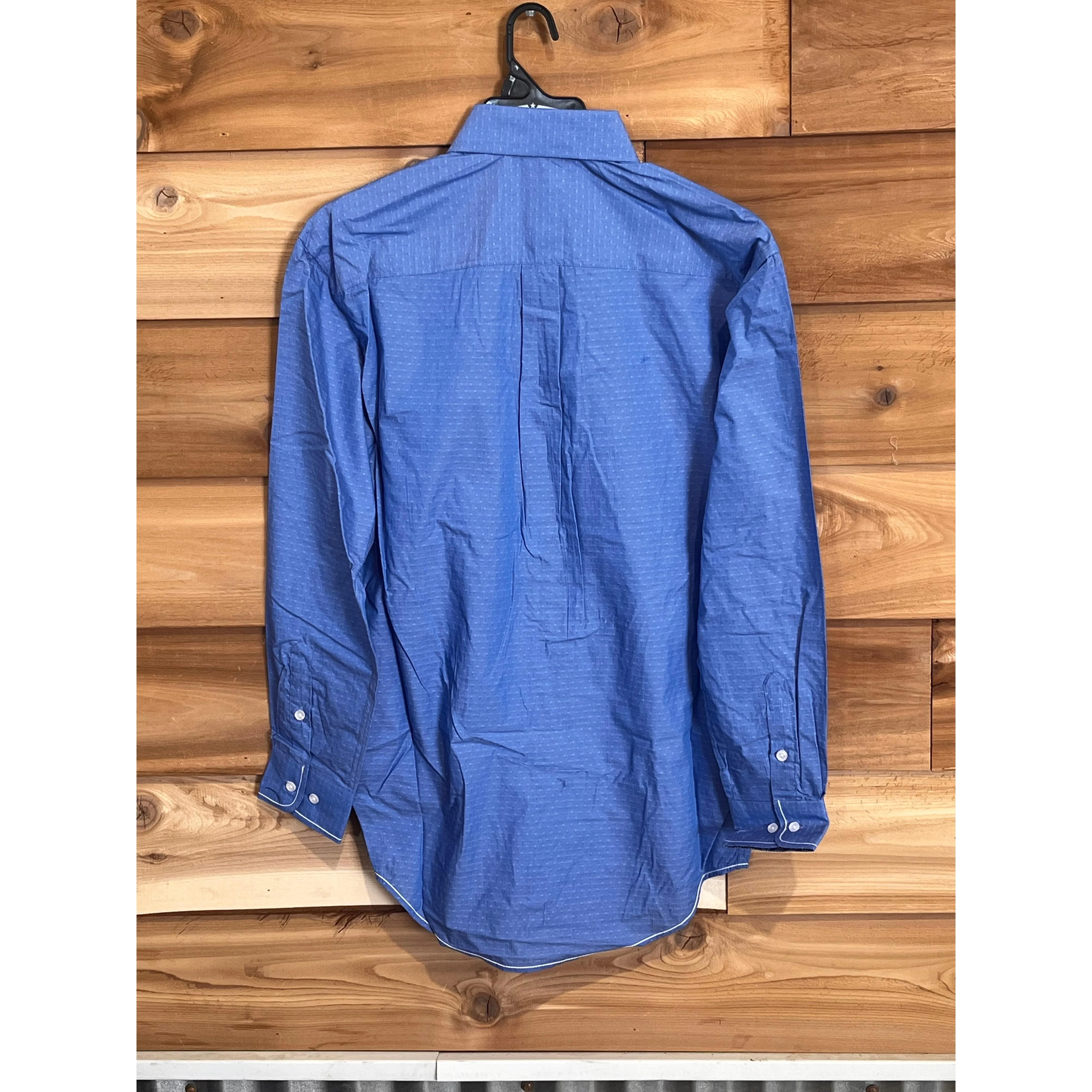 Panhandle Men's Long Sleeve Shirt- Blue - Image 3