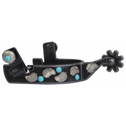 Professional's Choice Turquoise Feather 1" Spur